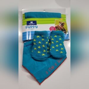 Dog Bandana and Socks Size M/L